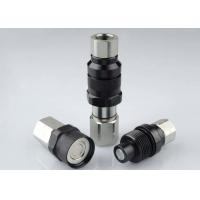 Quality Thread Locked Type Flush Face Hydraulic Quick Couplers LSQ-VEP Black Zinc Nickle for sale