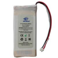 China 3.7V Custom Lithium Polymer Battery Pack 1300mAh With UN Approved for sale