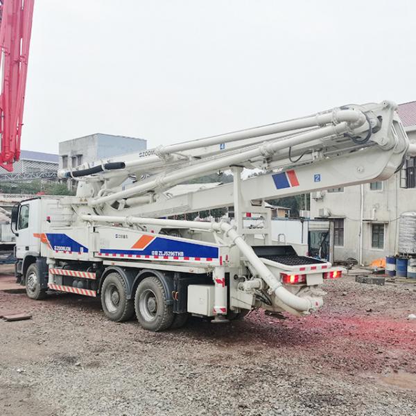 Quality 120m3/H Truck Mounted Beton Pump , 38m Concrete Pump 4 Boom With Diesel Engine for sale