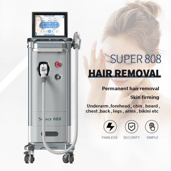 Quality Grey 0.5KW 808nm Painless Diode Laser Hair Removal for sale