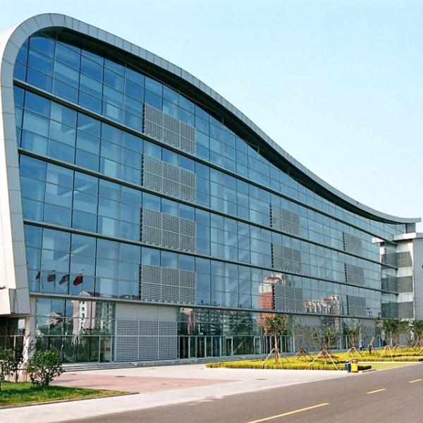 Quality High Performance Unitized Curtain Wall System 6mm Low-E Glass for sale