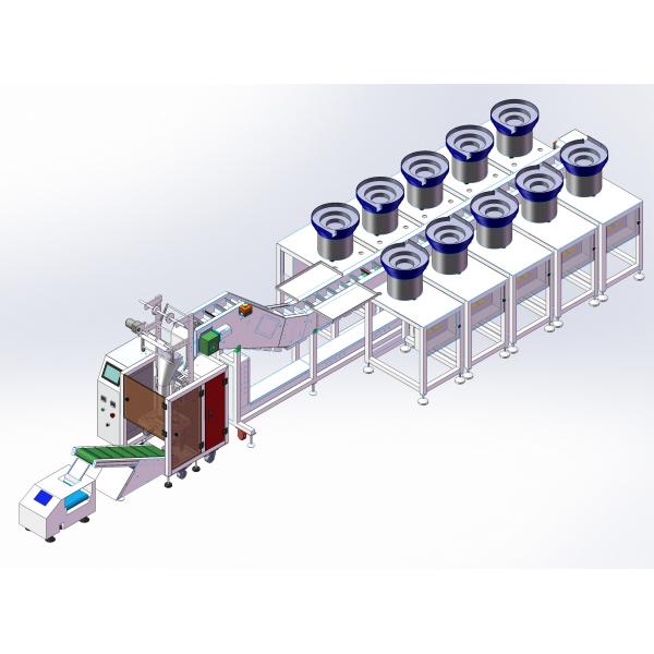 Quality Automatic Screw Counting Packing Machine 2.0KW Hardware Parts Packing Machine for sale