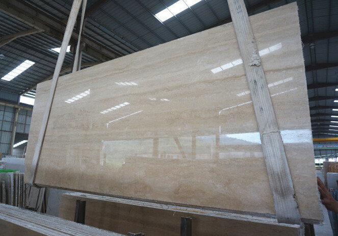 beige marble slab travertine spain