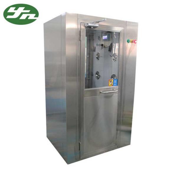 Quality 2 Blow Sides Cleanroom Air Shower Unit Stianless Steel 304 With Combination Lock for sale