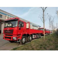 Quality Fuel Tank 400L Truck Lorry SHACMAN F3000 8x4 Lorry 375Hp Neon Red for sale