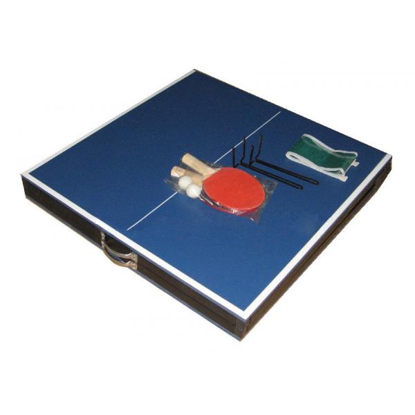 Quality Customized Table Tennis Table Foldable Blue Color MDF Material For Children for sale