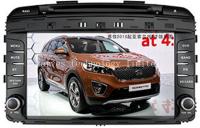 China Android 4.4 car dvd player GPS navigation for KIA Sorento 2013 with 1G DDR3 RAM 1080P factory