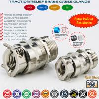 Quality Nickel-Plated Brass IP68 Waterproof PG Cable Glands PG7~PG48 with Pullout for sale