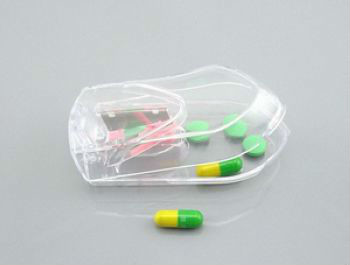 Quality Single Dose Two Week Seven Day Pill Dispenser Box Am Pm Alarm Tablet Divider for sale