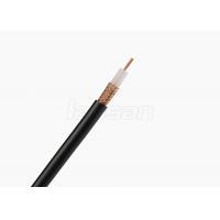 China 75 OHM Coaxial Cable RG59 , 96 Braiding Bare Copper CATV Coaxial Cable for sale