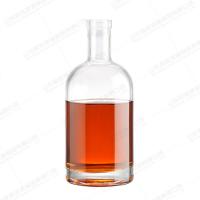 China Glass Whiskey Mountain Bottles 500ml Fruit Wine Glass Bottle for Vodka Gin Whiskey for sale