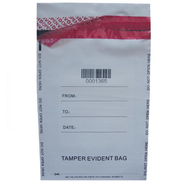 Quality LDPE Security Tamper Evident Bag Printing Envelope Tamper Security Courier Bag China Factory SEALQUEEN for sale