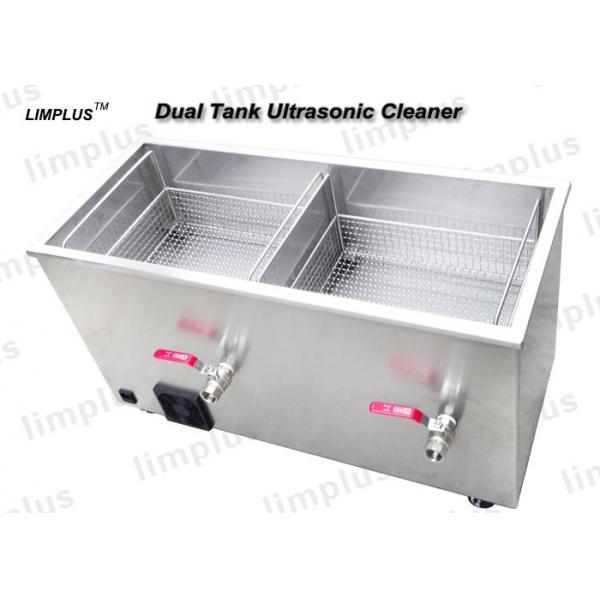Quality Dual Tanks Industrial Ultrasonic Cleaner With Dryer System one year Warranty for sale