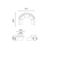 Quality Shared Workspace Furniture collaborative sofa for sale