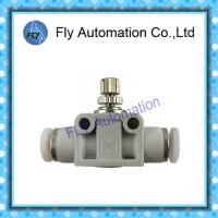 China Festo Speed Control Fittings Inline Flow Control Valve With QS Push - In Connector factory