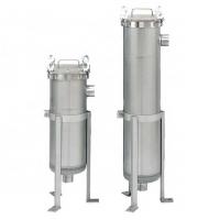 China Stainless Steel Bag Filter Housing For Precise Solid Liquid Separation Of Herbal Juice factory