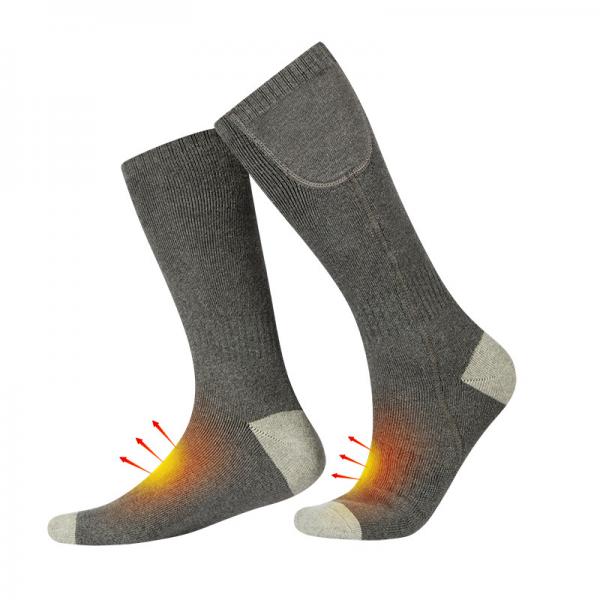 Quality Direct Cold Protection Warm Electric Heated Socks Anti Slip for sale