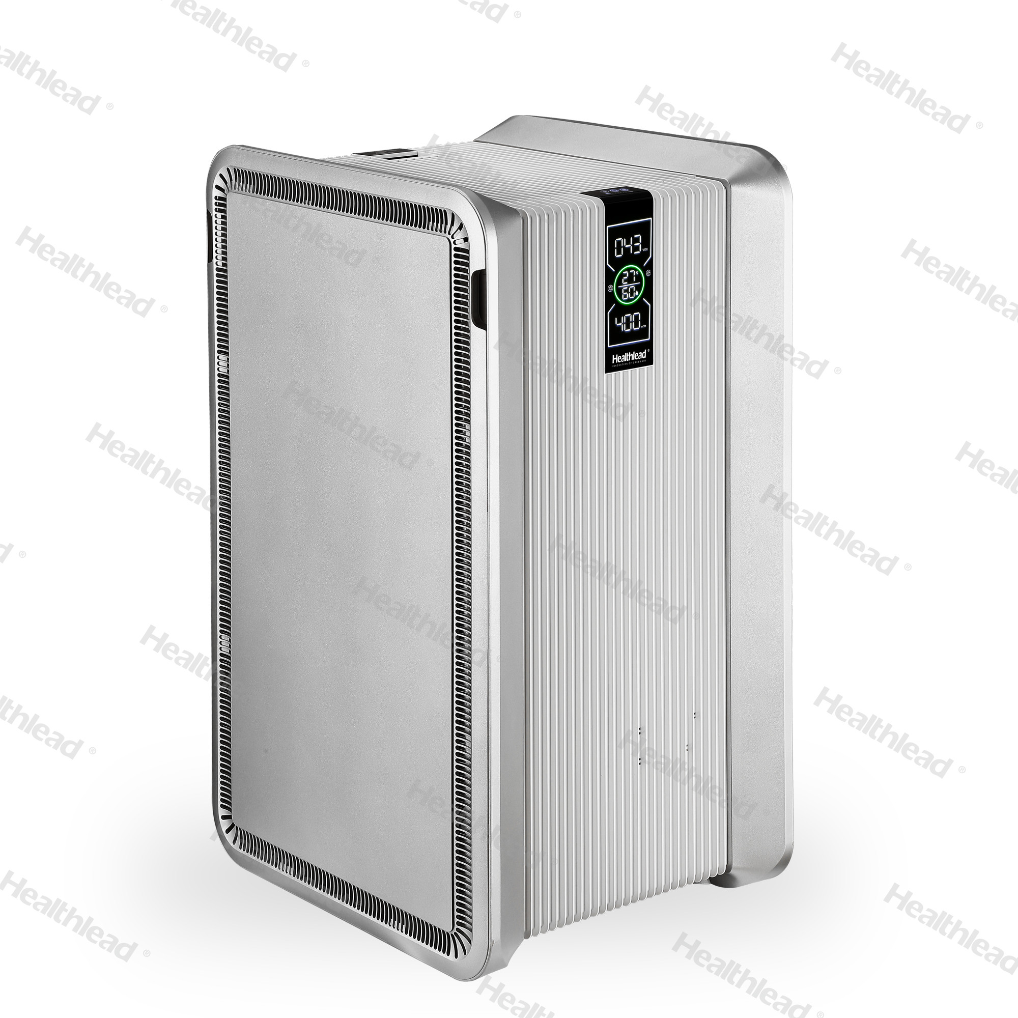China Hospital Large Places Healthlead Air Purifier 0-500ug/M3 PM2.5 Value Display fresh air machine for sale