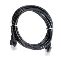 China Computer Data Cat5e Patch Cord Stranded Patch Black 1+20M Cable factory
