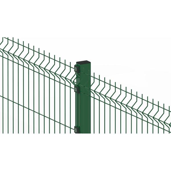 Quality PVC Coated Galvanized V Beam Security Fencing 2.5m Garden Border Fence for sale