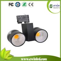 China High Lumen ra&gt;82 or 90 COB Led light track 2X30W with Epistar Chip and white/silver/black/ factory