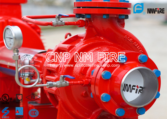 China NFPA20 UL Listed 200gpm Electric Fire Water Pump Set , Single Stage Fire Fighter Pumps 105-130PSI factory