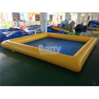 China Big Air - Tight Portable Water Pool For Kids / Adults Yellow Color factory