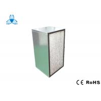 China Galvanized Frame Hepa Air Filter Box Type Aluminum Separator For Pharmaceutical , Laboratory for sale