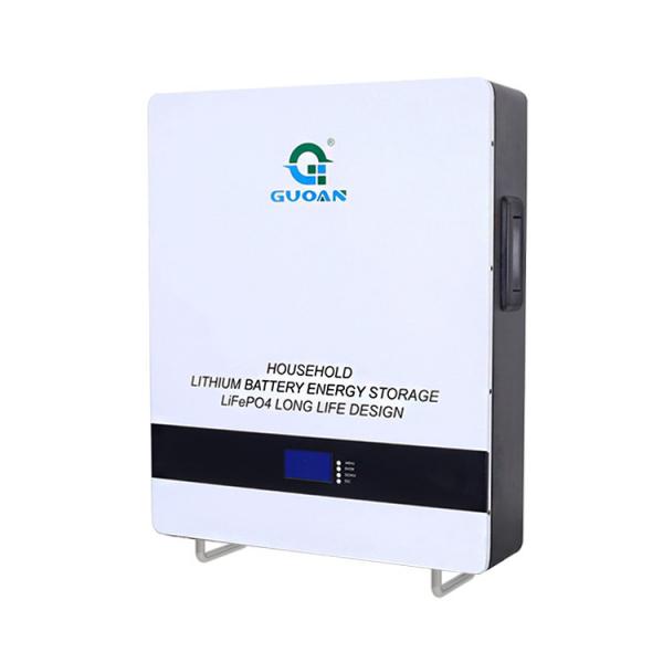 Quality Deep Cycle Residential Solar Battery Storage , Indoor Lithium Battery Wall Mount for sale