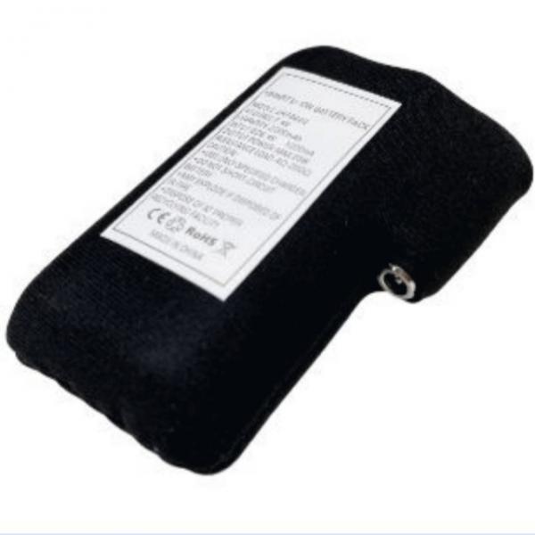 Quality Black cloth wrapped 18650 li ion batterie pack 2S1P 7.4V 2000mAh 2200mAh 2600mAh 3500mAh battery packs for heated gloves for sale