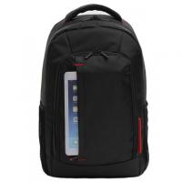 China 600D Polyester 15.6 Inch Office Laptop Bags , Business Backpack Men In Black factory