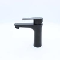 China SONSILL Luxury Bathroom Sink Faucets Black Polished Surface factory