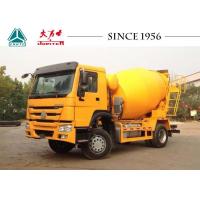 China Durable HOWO 4X2 Ready Mix Concrete Mixer Trucks 5 CBM Smooth Operation for sale
