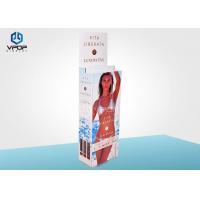 china Sunscreen Cardboard Counter Display Stands UV Coating With Strong Structure
