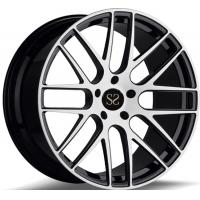 Quality 2- Piece Gloss Black Machined 21 Rims For 911 Forged Rims Wheels 5x130 for sale