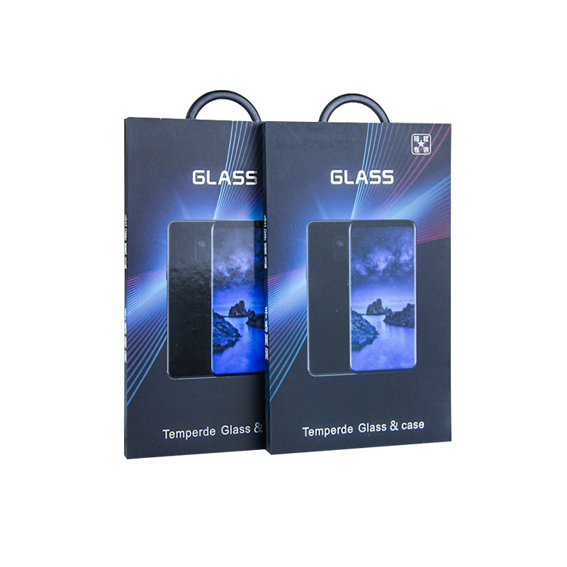 China Cardboard Phone Screen Protector Custom Packaging Electronics Blister Pack Box factory
