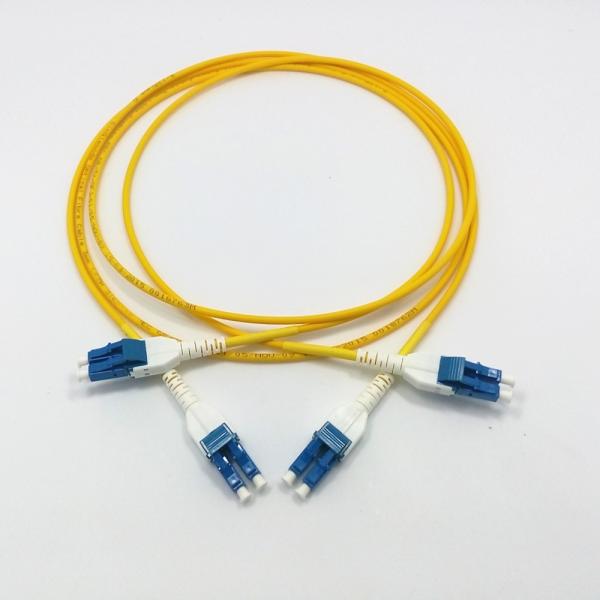 Quality High Densicty LC Uniboot MPO MTP Patch Cord Singlemode Duplex Low Insertion Loss for sale