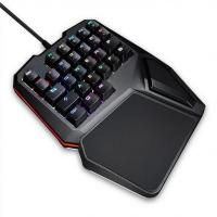 Quality One Handed Razer Grade Quiet Xbox Gaming Keyboard RGB Luminescence for sale
