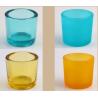 China Votive Candle Glass Cups Decorative Drinking Bar Transparent Custom Logo Color factory