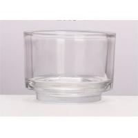 China 225ml Elegant Round Frosted Glass Votive Candle Holders with Custom Packaging factory