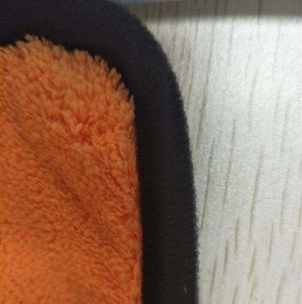 China Orange Colorful Coral Fleece 200gsm Suede Car Cleaning Cloth 30*30cm 400gsm factory