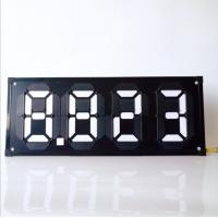 Quality White Word Aluminous Board Fuel Price Flip Signs Digital Price Signs For Gas for sale