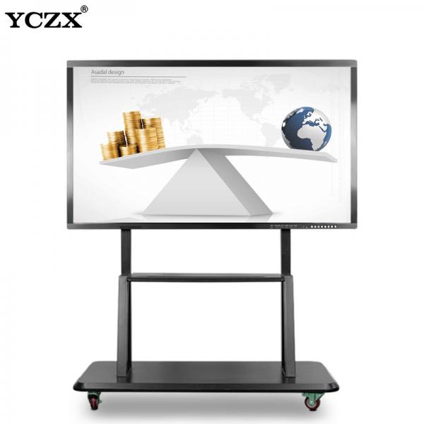 Quality 1920*1080 2K All In One PC Board 70 Inch LED OPS Infrared Touch Screen Interactive Smart Whiteboard For Education Kids for sale