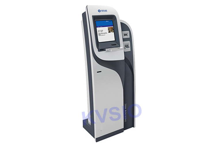 China Telecom SIM Card Automated Payment Kiosk 19 Inches With Cash Acceptor factory