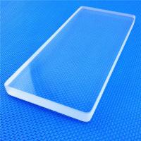 China 1-60mm High Purity Clear Fused Silica Plate Heat Resistance Transparent Arc Silica Quartz Plate factory