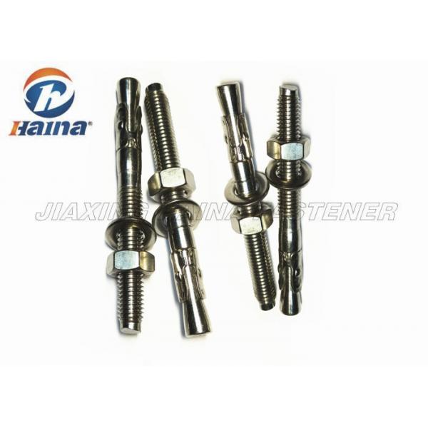 Quality Stainless Steel Concrete A2 A4 Machine Thread Wedge Anchors bolts and Nuts for sale