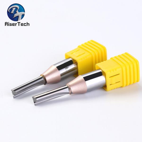 Quality Two Flute Tungsten Carbide Tools TCT Straight Slot Milling Cutter For Wood Router Bits for sale