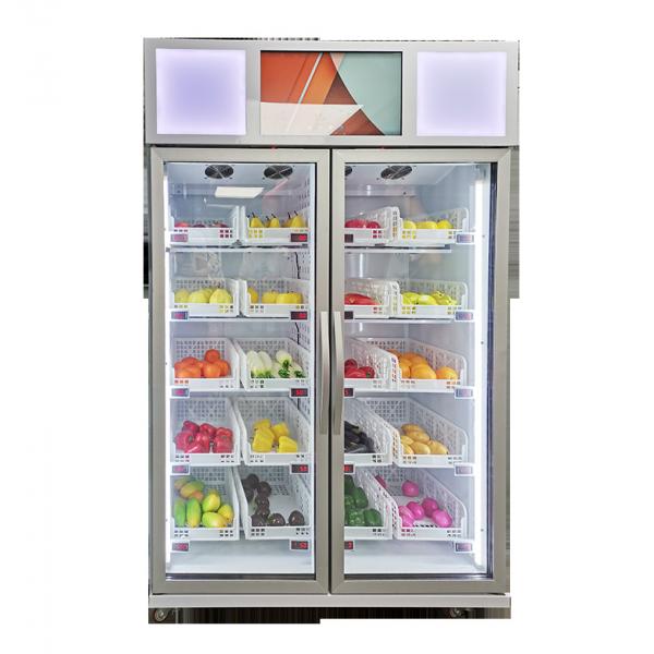 Quality smart fridge vending machine with smart system sale vegetable fruit frozen food for sale