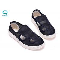 China Anti Static ESD Cleanroom Canvas Shoes 106 - 109Ω Resistance To Ground factory