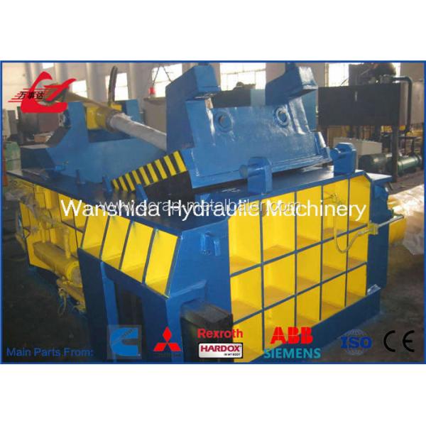 Quality Full Automatic PLC Steel Pipes Waste Aluminum Scrap Metal Balers 250x250mm for sale